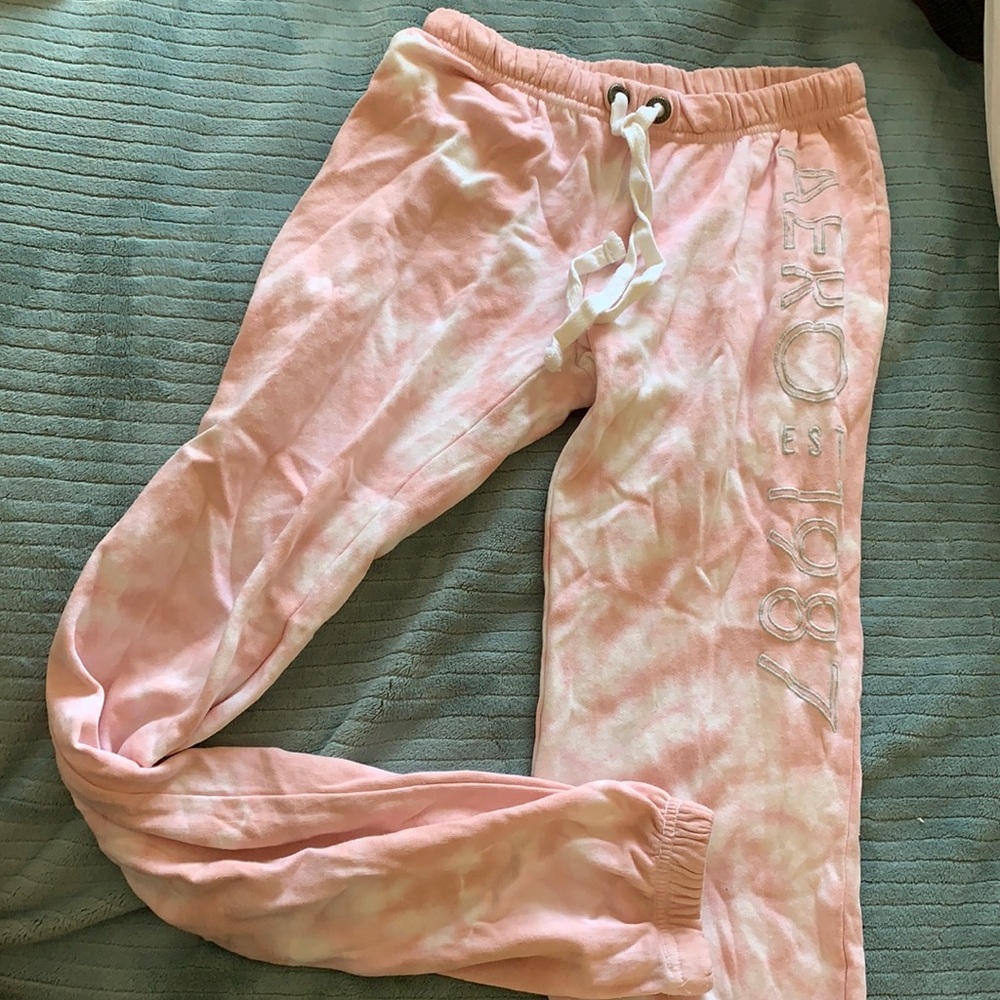 Pink sweat pants